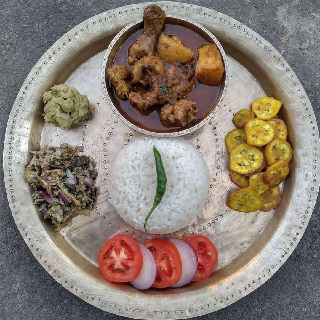 Assamese Chicken Thali